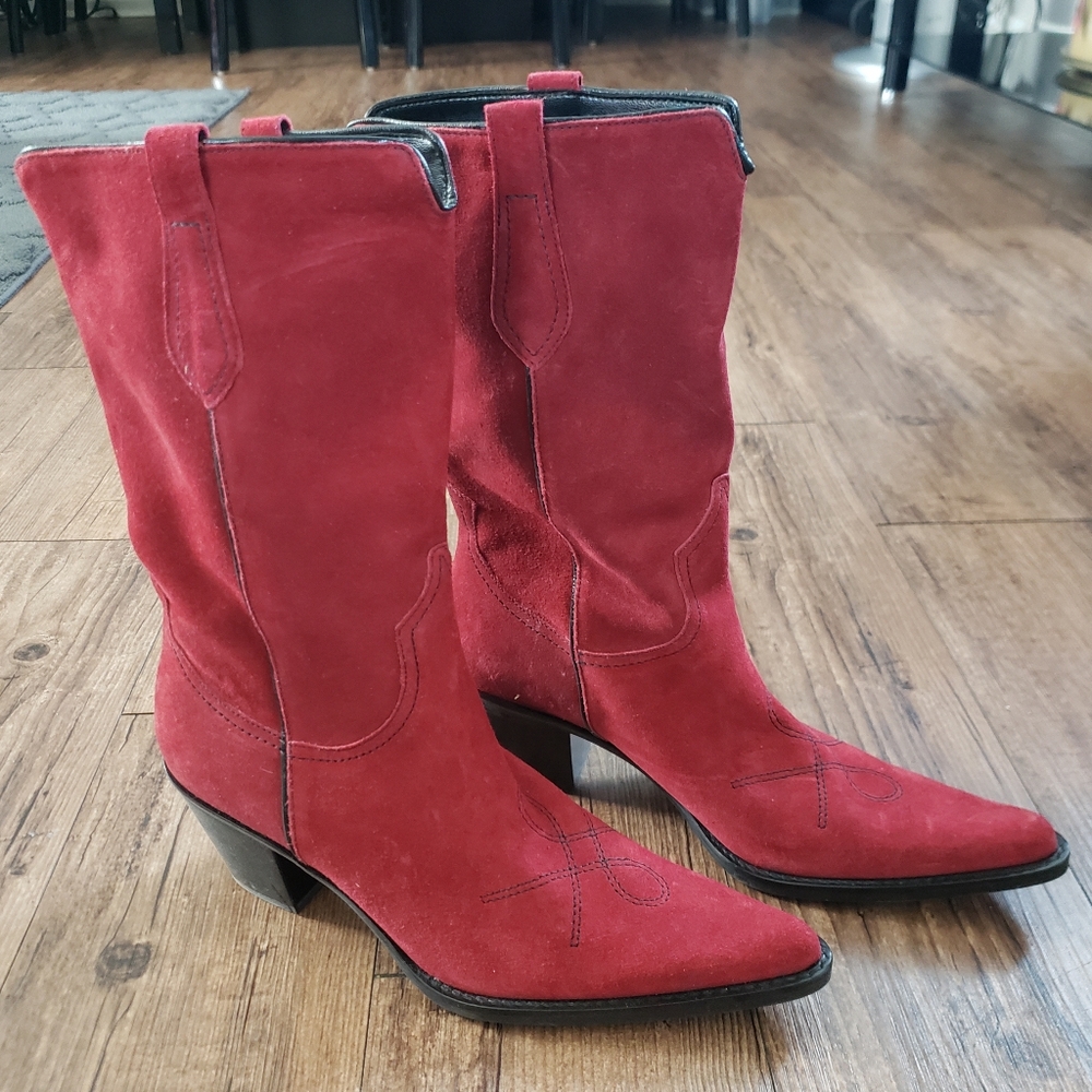 Franco Sarto Vintage Western Boots